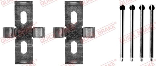 Set accesorii, placute frana QUICK BRAKE 109-1248