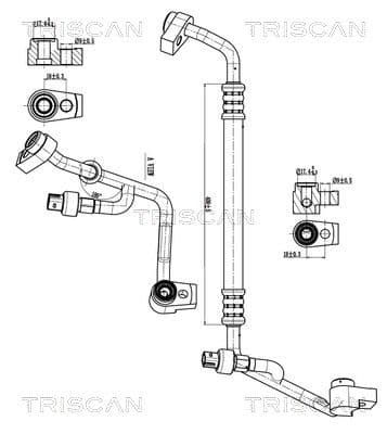 conducta presiune variabila,aer conditionat TRISCAN 9010 16059