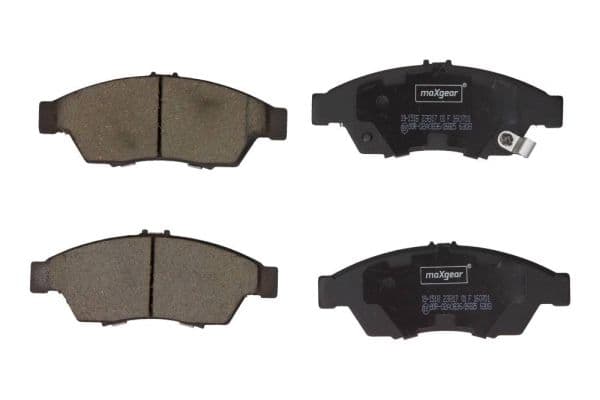 set placute frana,frana disc MAXGEAR 19-1518