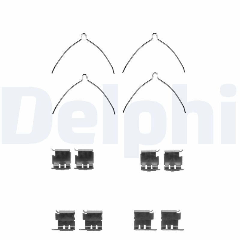 Set accesorii, placute frana DELPHI LX0373