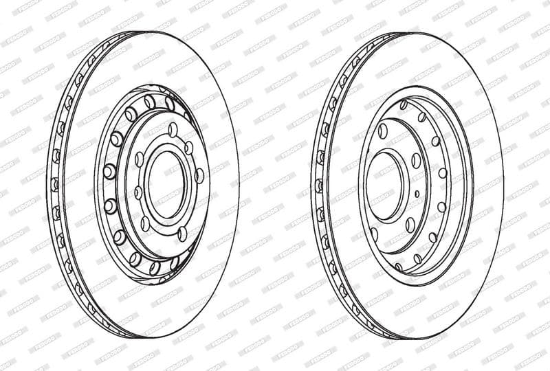 Disc frana FERODO PREMIER DDF1934C
