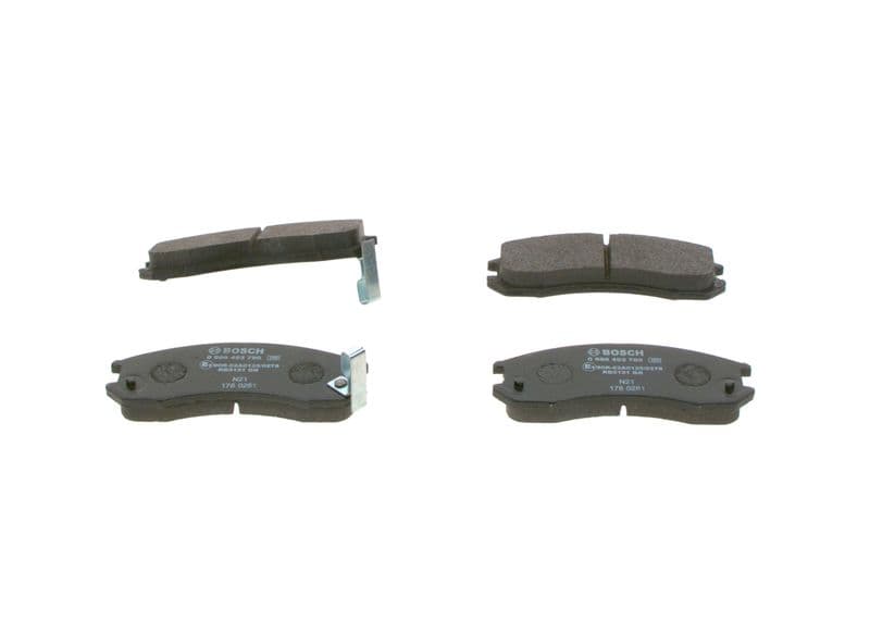 set placute frana,frana disc BOSCH 0 986 493 790