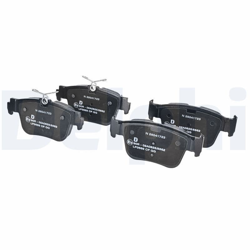 set placute frana,frana disc DELPHI LP3669