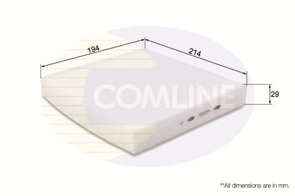 Filtru, aer habitaclu COMLINE EKF185