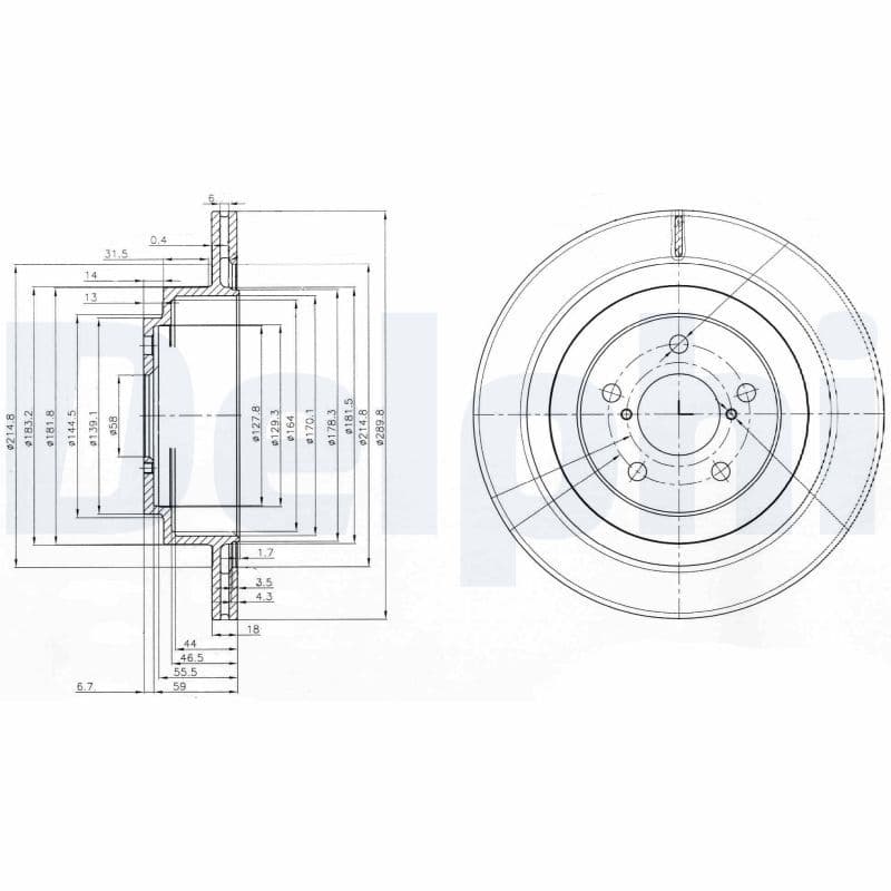 Disc frana DELPHI BG3931