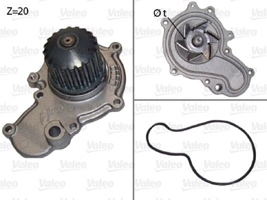 Pompă de apă, răcire motor VALEO 506538