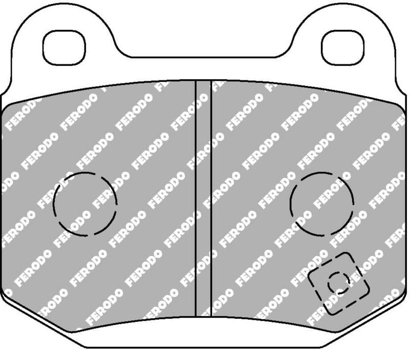 set placute frana,frana disc FERODO FCP1562H