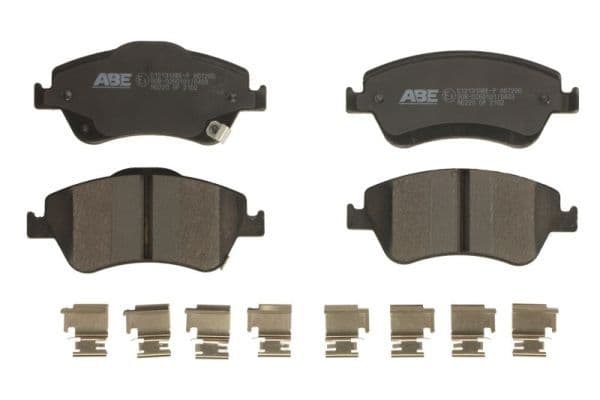 set placute frana,frana disc ABE C12131ABE-P