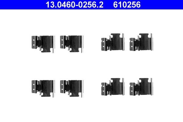 Set accesorii, placute frana ATE 13.0460-0256.2