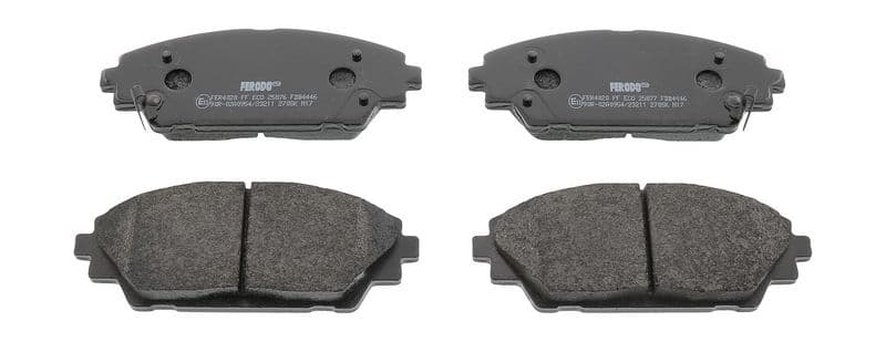 set placute frana,frana disc FERODO PREMIER ECO FRICTION FDB4446