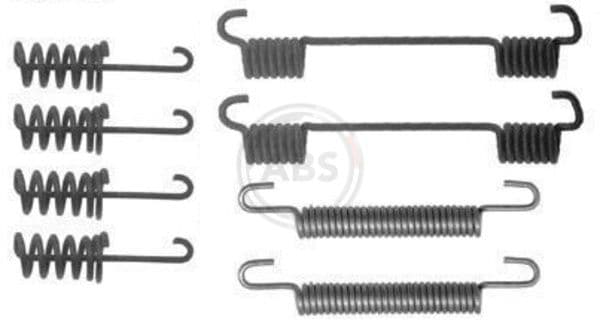 set accesorii, saboti frana parcare ABS 0775Q