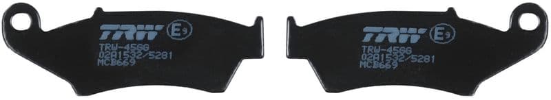 set placute frana,frana disc TRW Organic Allround MCB669