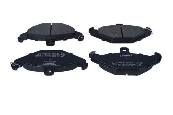set placute frana,frana disc MAXGEAR 19-0535