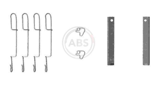 Set accesorii, placute frana ABS 1280Q