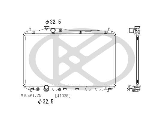 Radiator, racire motor KOYORAD PL082908R