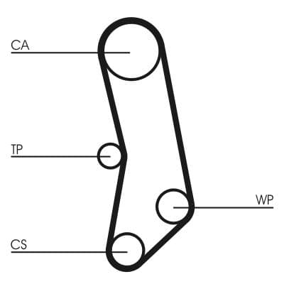 Set pompa apa + curea dintata CONTITECH CT503WP1