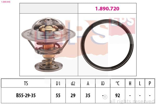 termostat,lichid racire EPS 1.880.945