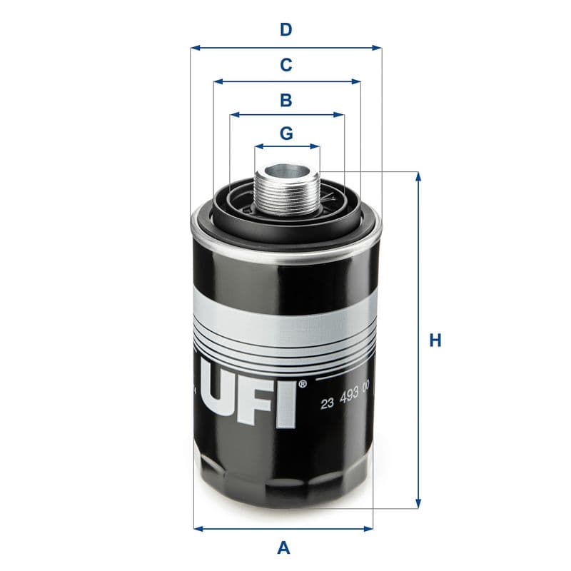 Filtru ulei UFI 23.493.00