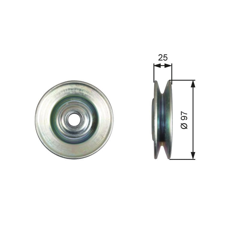 Rola ghidare/conducere, transmisie GATES DriveAlign™ T36615