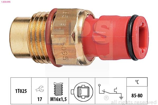 Comutator temperatura, ventilator radiator EPS 1.850.095