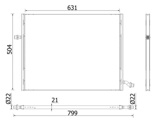 Radiator temperatura scazuta, intercooler MAHLE BEHR *** PREMIUM LINE *** CIR 37 000P
