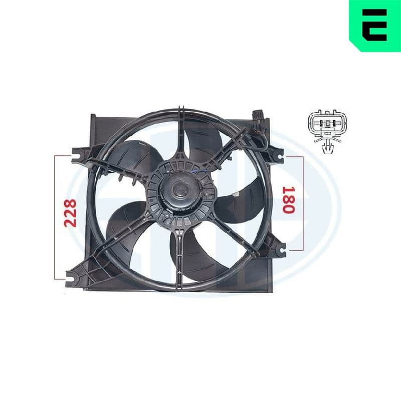 Ventilator, radiator ERA 352100