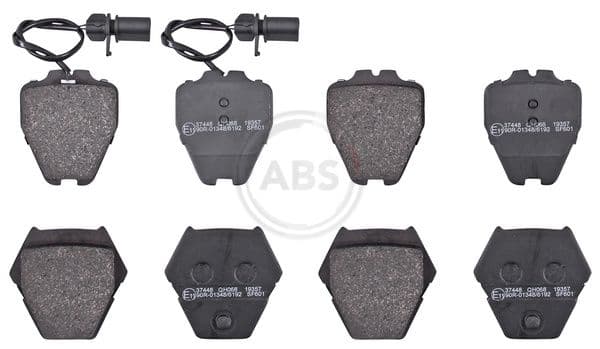 set placute frana,frana disc ABS 37448