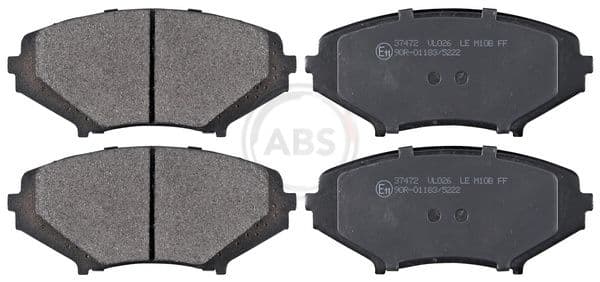 set placute frana,frana disc ABS 37472
