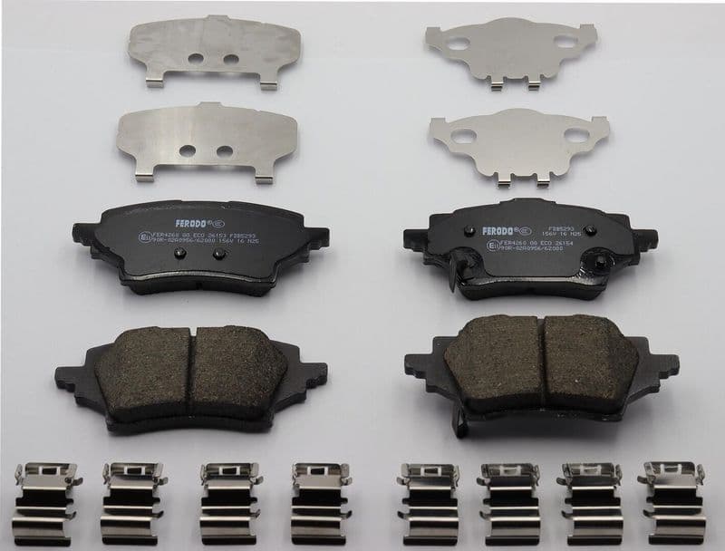 set placute frana,frana disc FERODO PREMIER ECO FRICTION FDB5293
