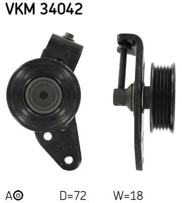 Intinzator curea, curea distributie SKF VKM 34042