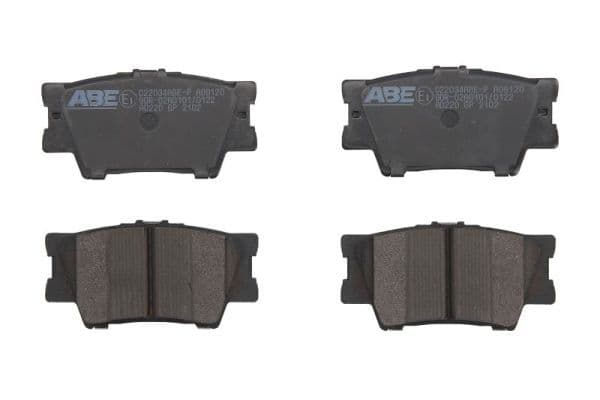 set placute frana,frana disc ABE C22034ABE-P