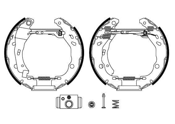 Set saboti frana TEXTAR Shoe Kit Pro 84083200