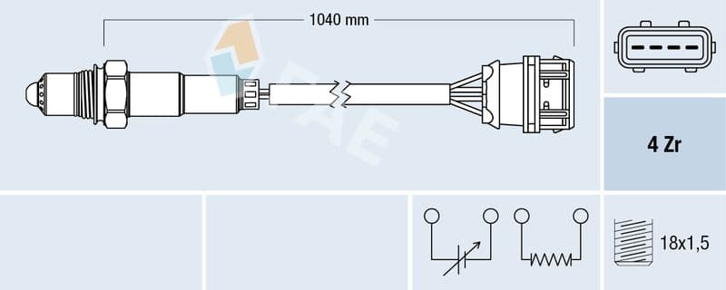 Sonda Lambda FAE 77373