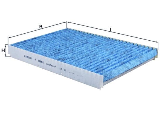 Filtru, aer habitaclu MAHLE CareMetix® LAO 63