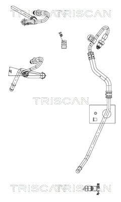 Furtun hidraulic, sistem de directie TRISCAN 8516 29085