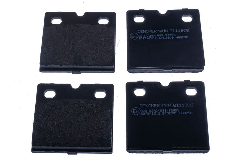 set placute frana,frana disc DENCKERMANN B111908
