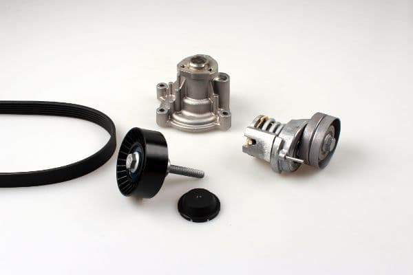 Pompa apa + Set curea transmisie cu caneluri HEPU PK05810