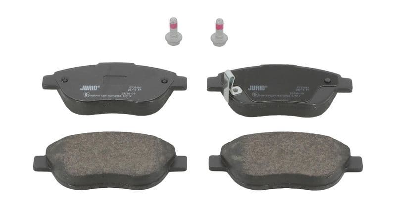 set placute frana,frana disc JURID 573308J