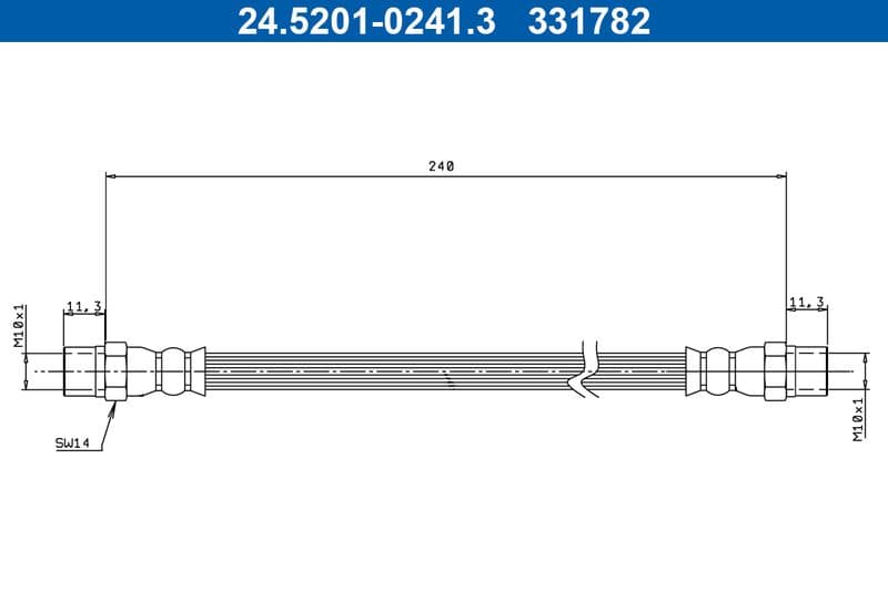 Furtun frana ATE 24.5201-0241.3