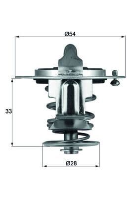 termostat,lichid racire MAHLE BEHR TX 72 85D