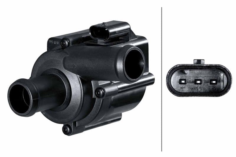 Pompă de apă suplimentară (circuitul apei de răcire) HELLA 8TW 358 413-251
