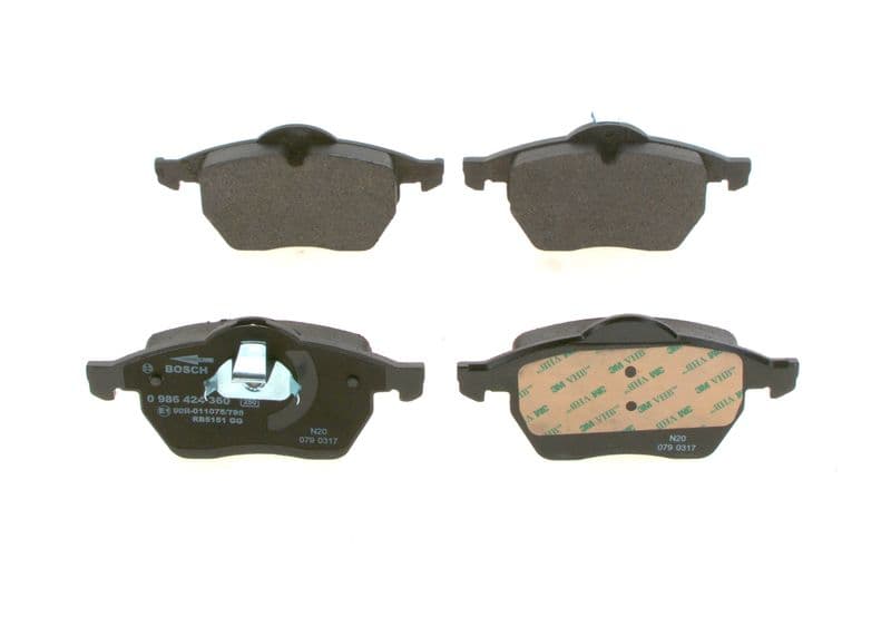 set placute frana,frana disc BOSCH 0 986 424 360