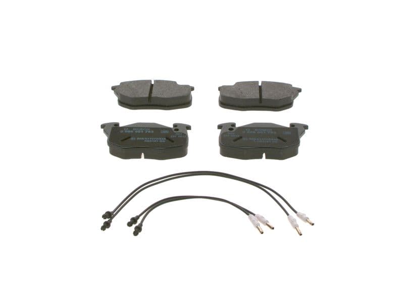 set placute frana,frana disc BOSCH 0 986 461 763