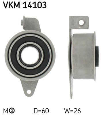 rola intinzator,curea distributie SKF VKM 14103