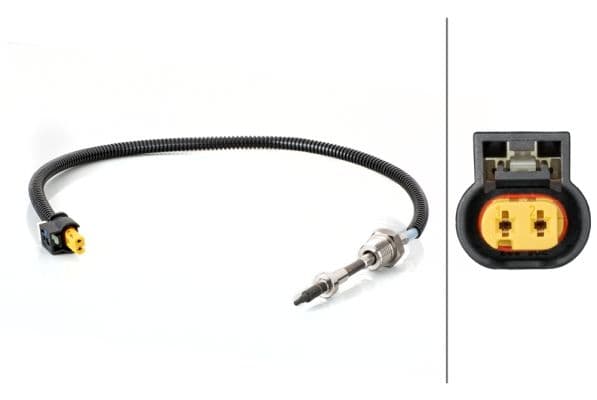 Senzor, temperatura gaze evacuare HELLA 6PT 014 494-581