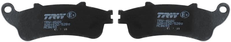 set placute frana,frana disc TRW Organic Allround MCB693