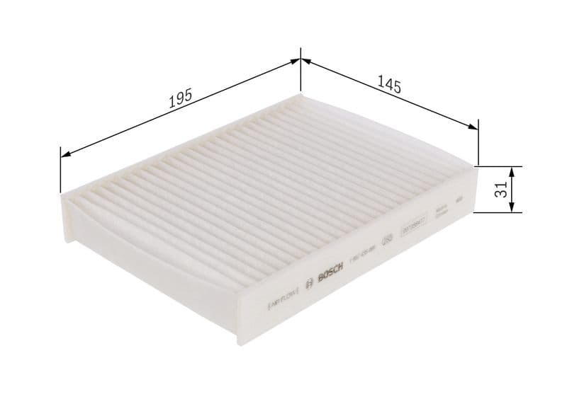 Filtru, aer habitaclu BOSCH 1 987 435 066