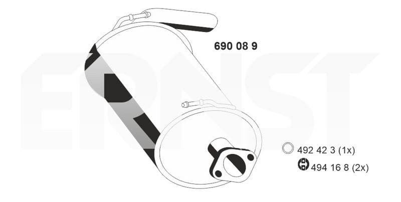 Toba esapament finala ERNST 690089