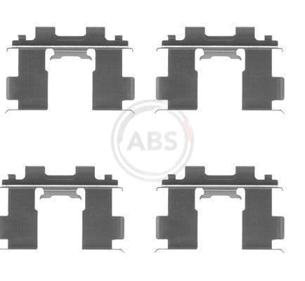Set accesorii, placute frana ABS 1205Q
