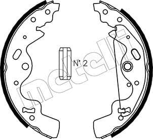 Set saboti frana METELLI 53-0370
